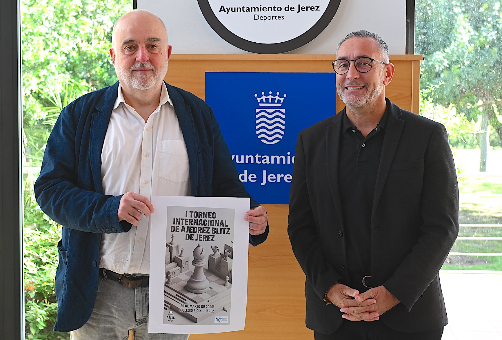 Tomás Sampalo presenta el Torneo Blitz de ajedrez