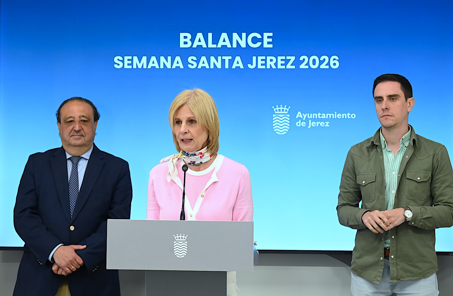 La alcaldesa ha realizado una valoración del Dispositivo de Semana Santa