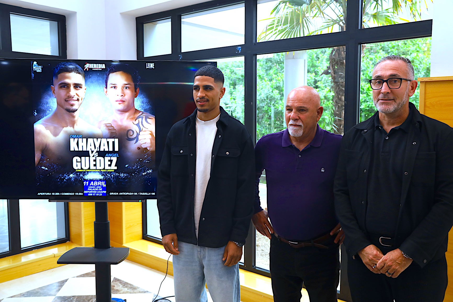 Tomás Sampalo presenta la velada de boxeo del próximo sábado