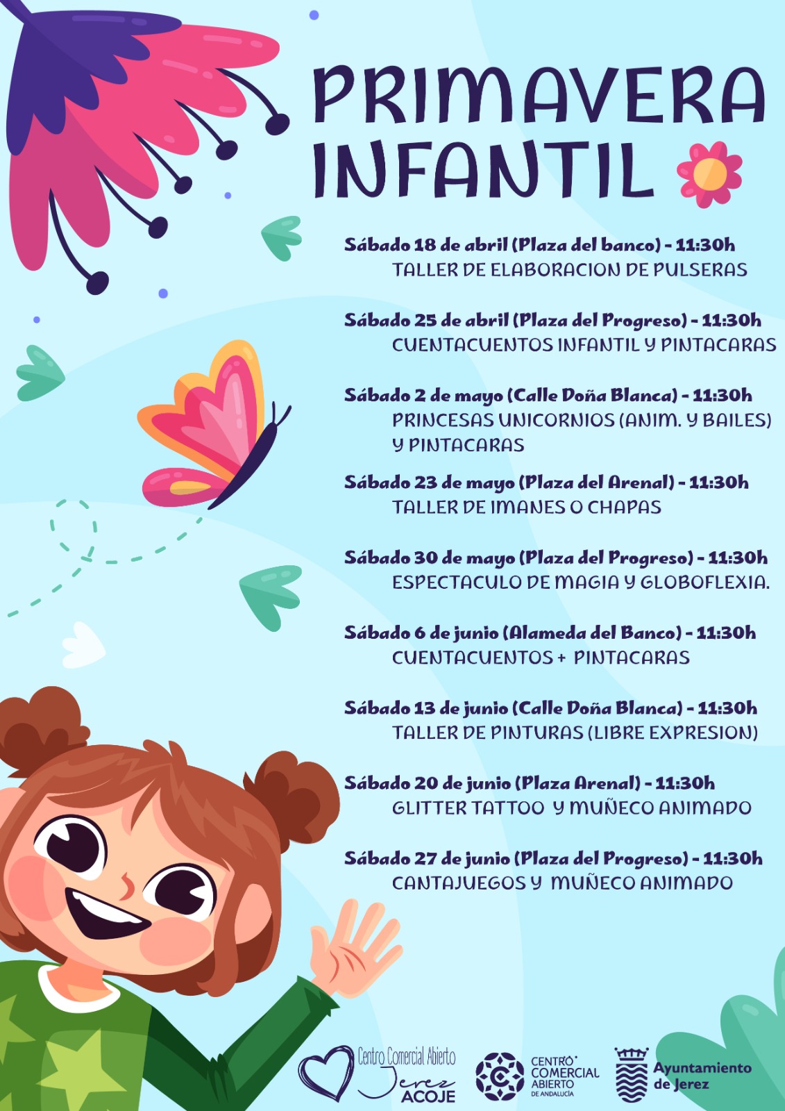Cartel Primavera infantil Acoje
