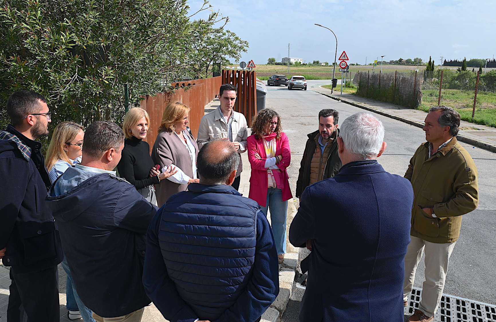 La alcaldesa ha realizado una visita técnica a las obras de la calle Arboleda