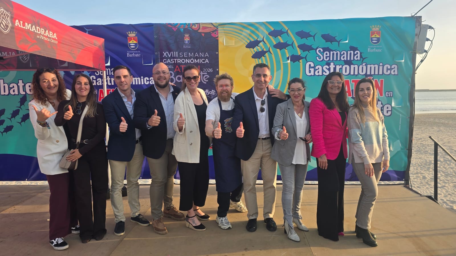 Jaime Espinar ha asistido al inicio de la Feria del atún de Barbate