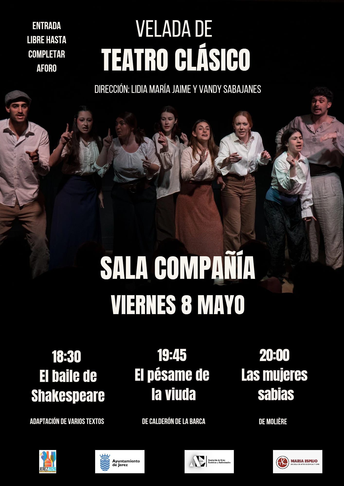 La Sala Compañía acoge una velada de teatro clásico