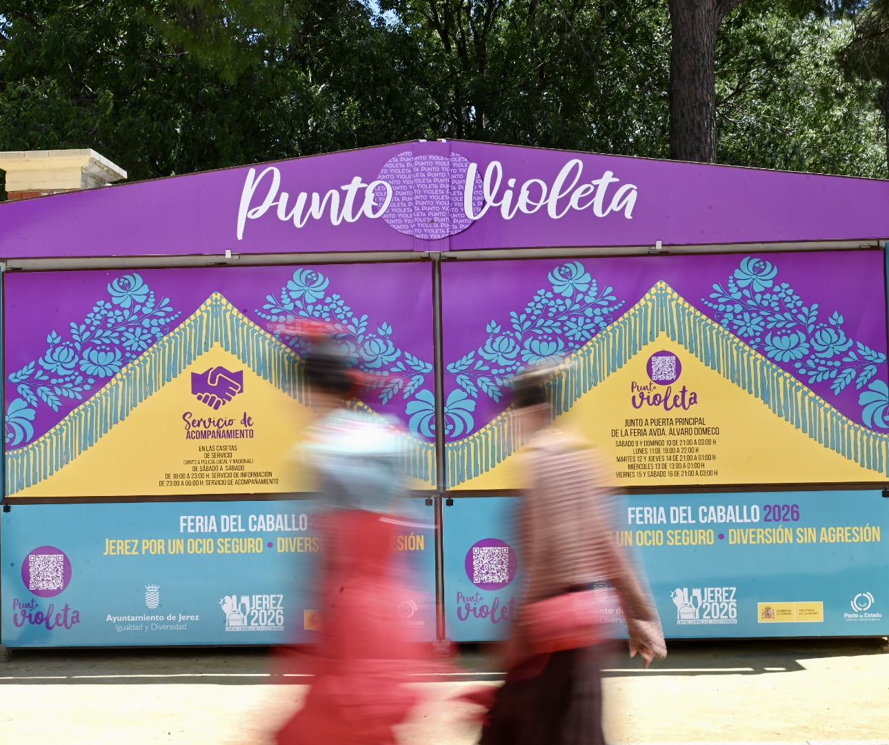 El Punto Violeta ha recibido a 1.302 personas en los primeros días de la Feria