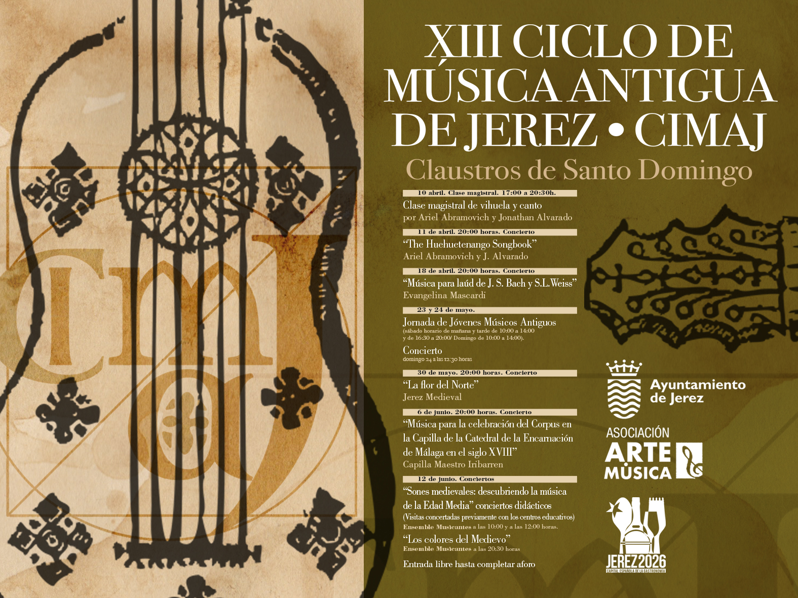 Continúa el ciclo de Música Antigua en Los Claustros de Santo Domingo