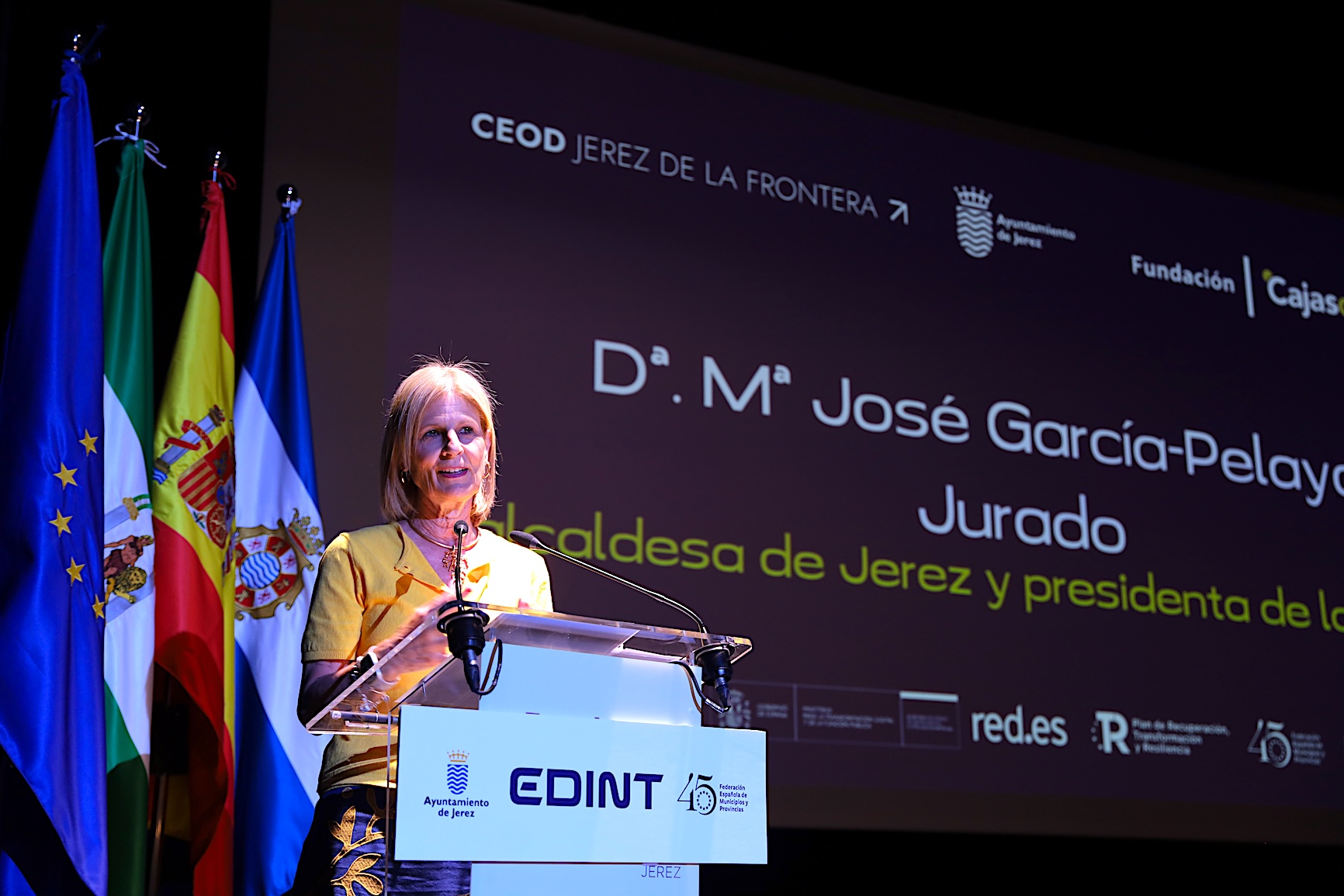 La alcaldesa asiste al balance de la primera fase del programa EDINT