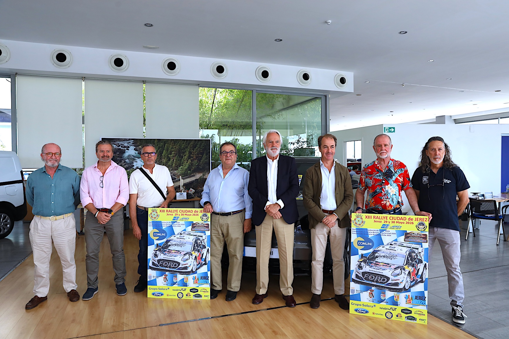 Agustín Muñoz asiste a la presentación del Rallye Ciudad de Jerez
