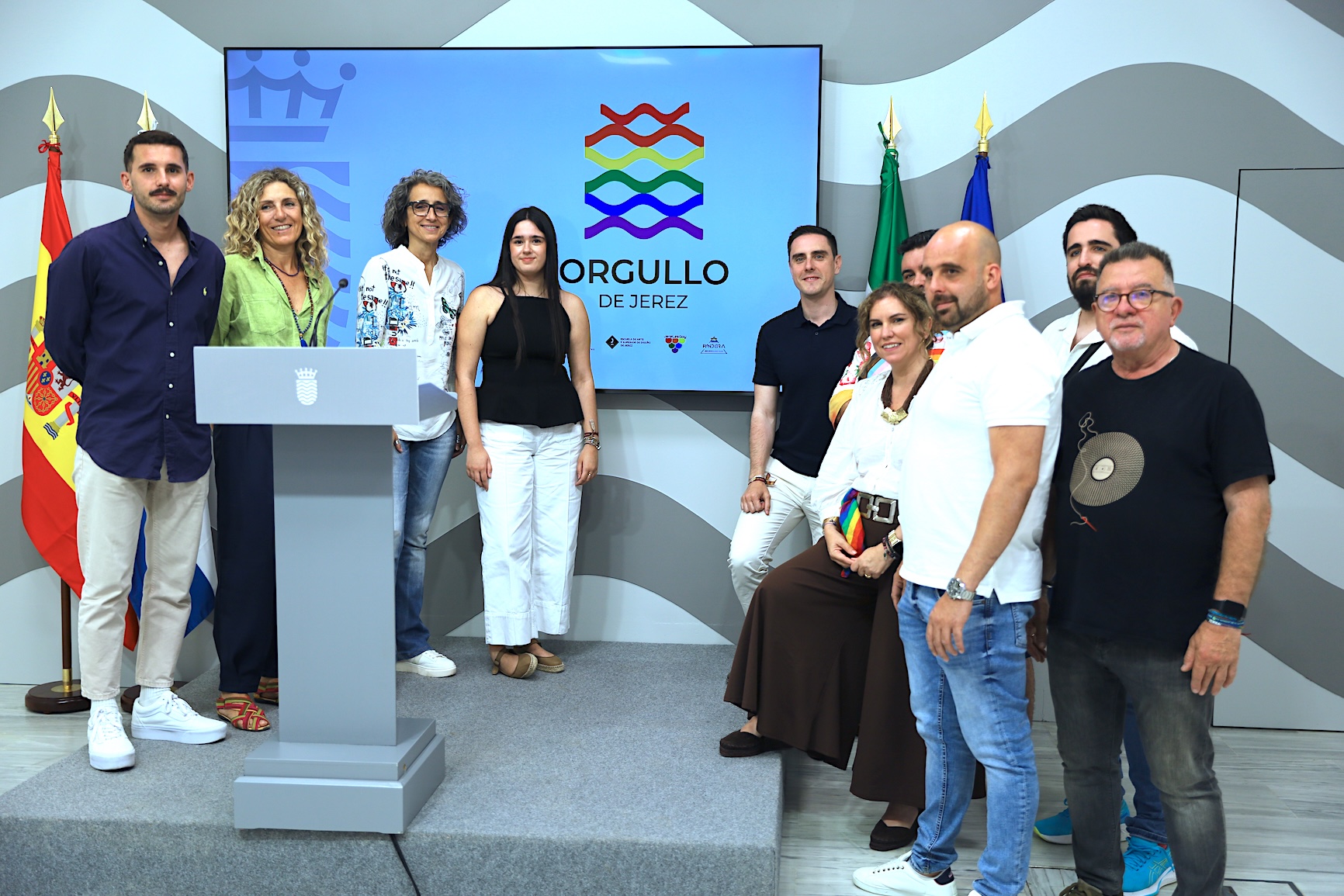 Jaime Espinar y Susana Sánchez presentan la programación del Día del Orgullo