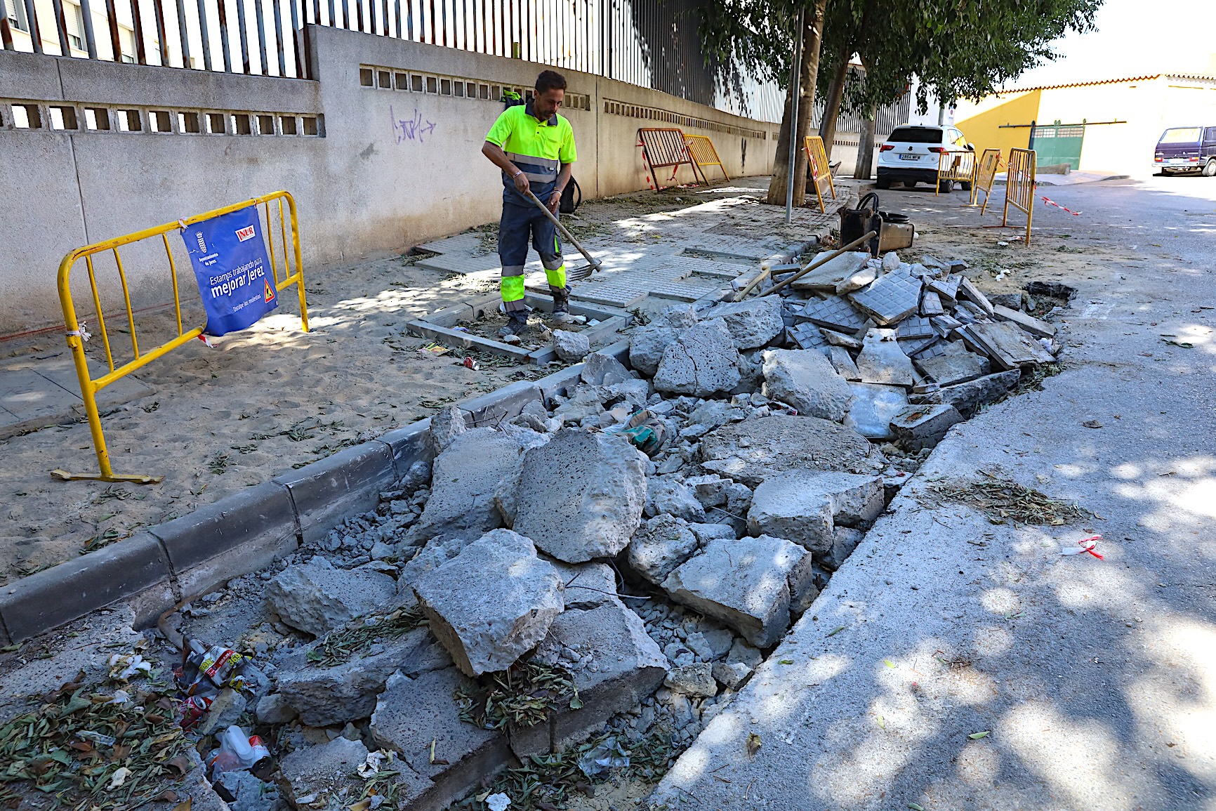 El Ayuntamiento está realizando obras de mejora en Vista Alegre