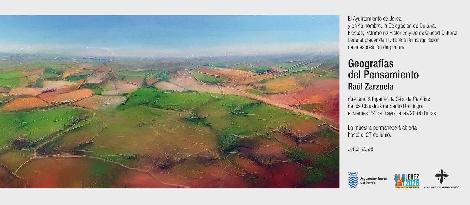 Se inaugura la exposición Geografía del Pensamiento de Raúl Zarzuela