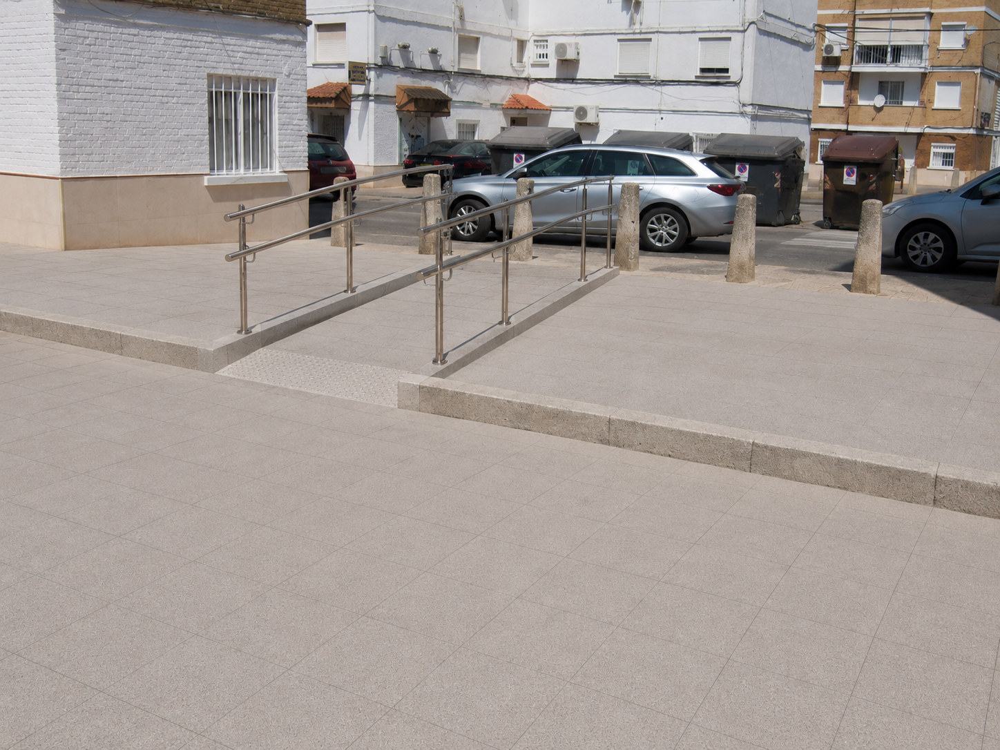 Imagen de cómo quedará la calle Palo Cortado una vez realizada una iactuación de accesibilidad