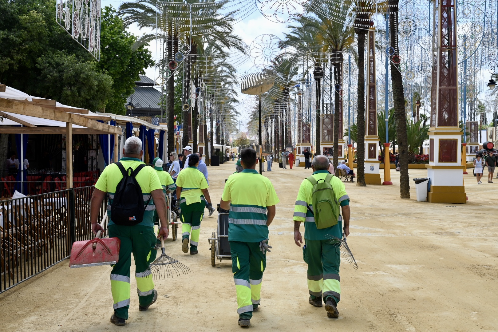 El Ayuntamiento ha incrementado el servicio de limpieza durante la Feria del Caballo