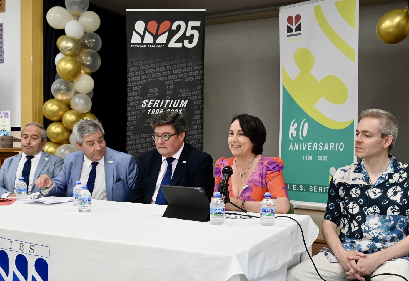 Nela García asiste al 30 aniversario del IES Seritium