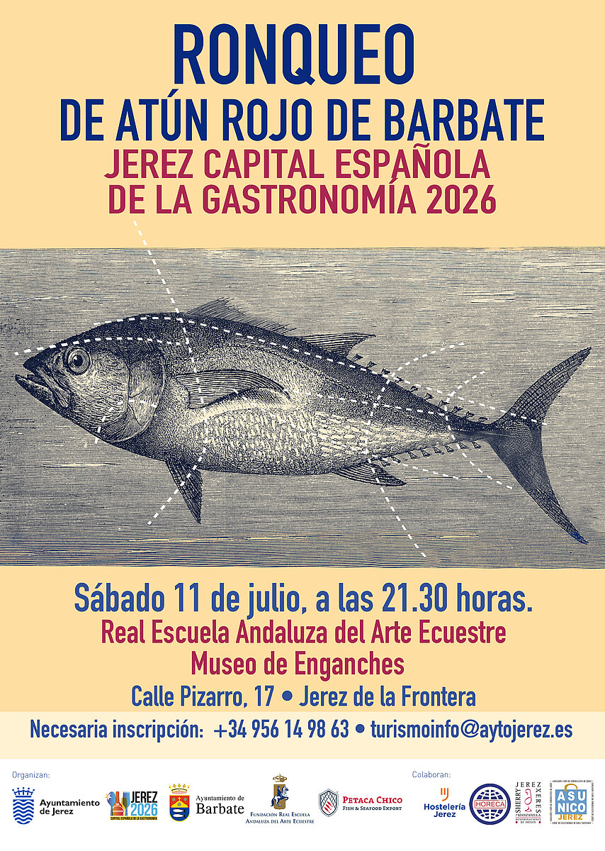 Cartel del ronqueo que se celebrará el próximo sábado en el Museo de Enganches
