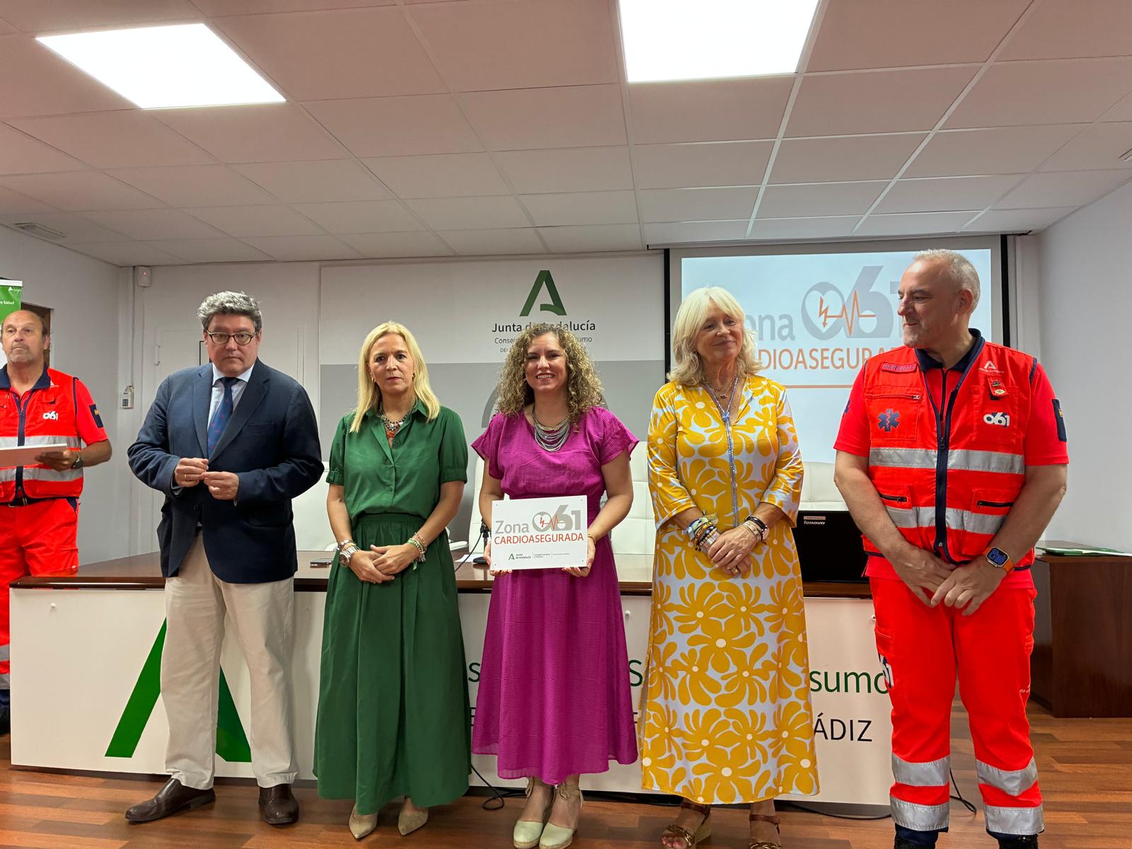 Susana Sánchez recogió la distinción como Zona Cardioprotegida