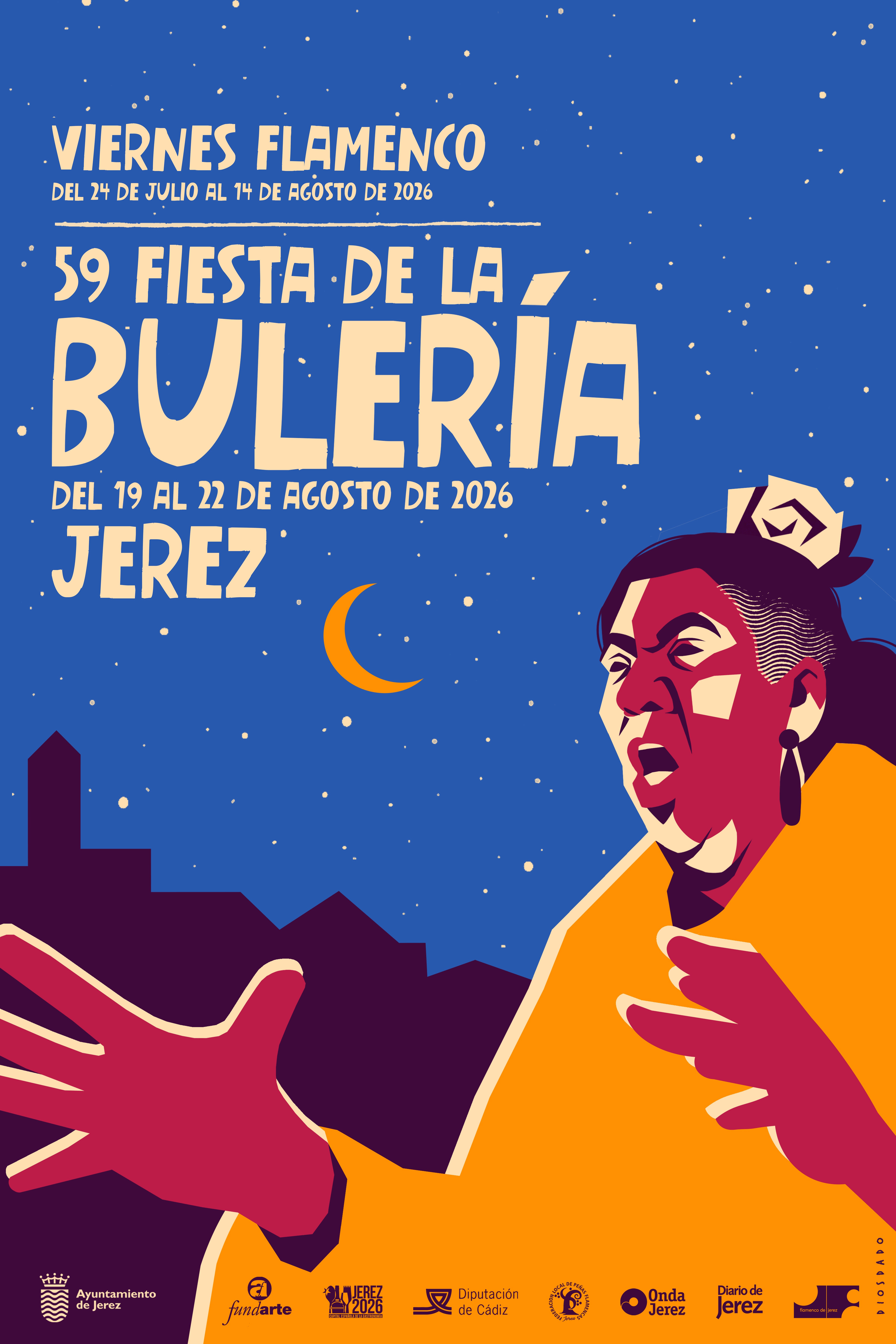 Cartel de la 59 edición de la Fiesta de la Bulería