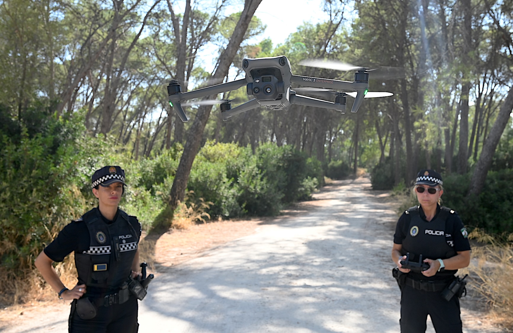 La Policía Local utiliza drones para la prevención de incendios