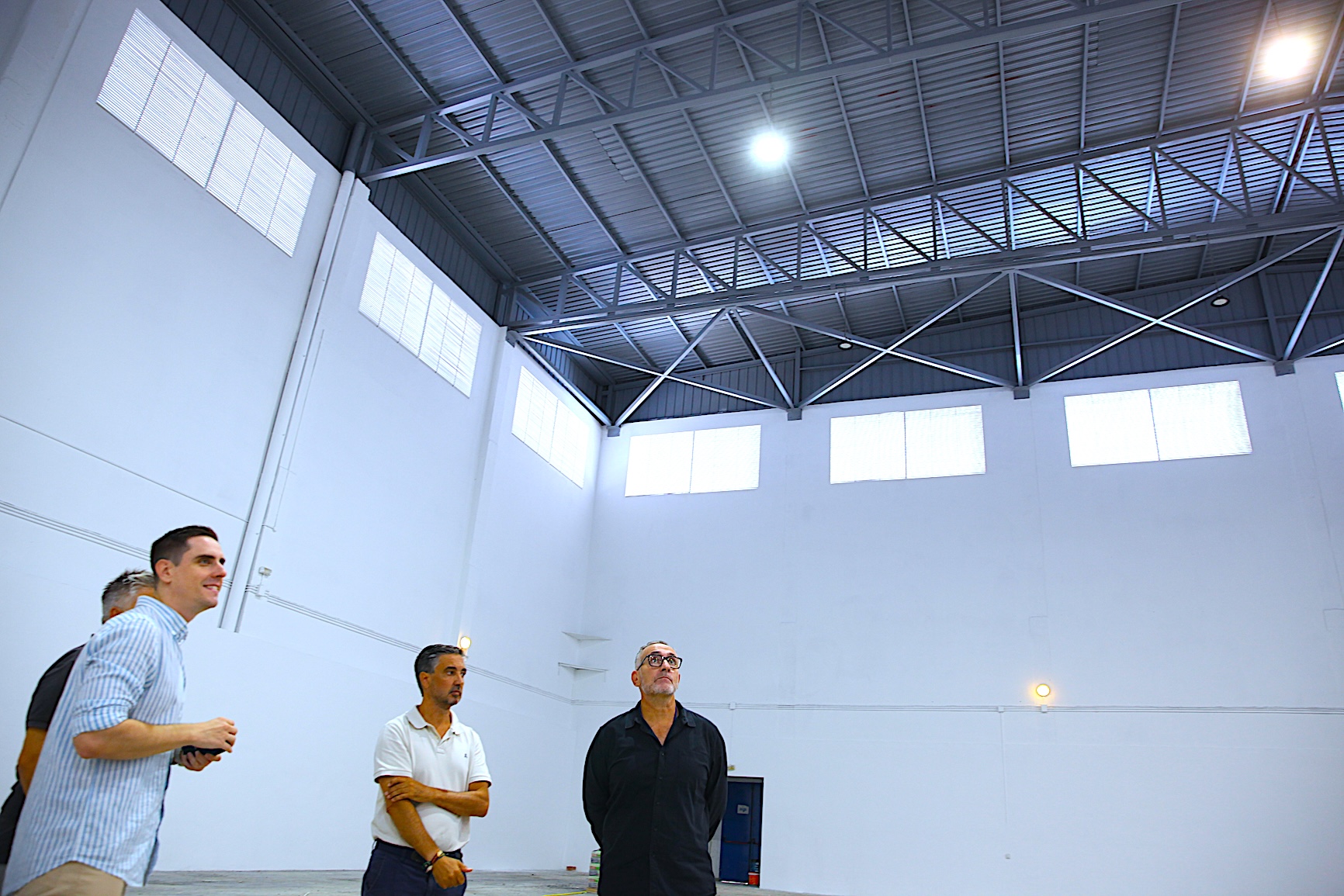 Jaime Espinar y Tomás Sampalo visitan las obras del Kiko Narváez