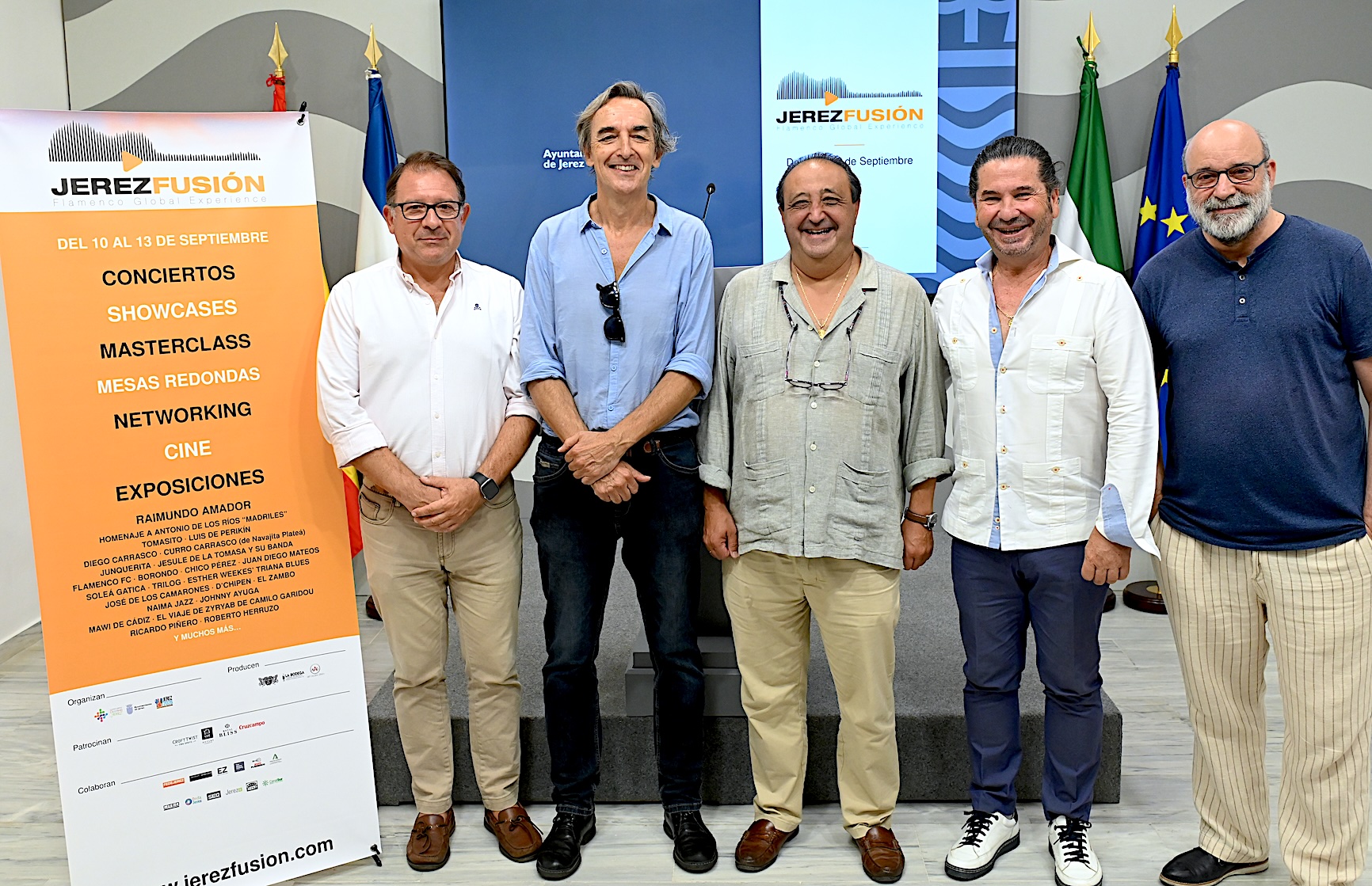 El delegado de Cultura ha presentado la primera edición del Festival Jerez Fusión