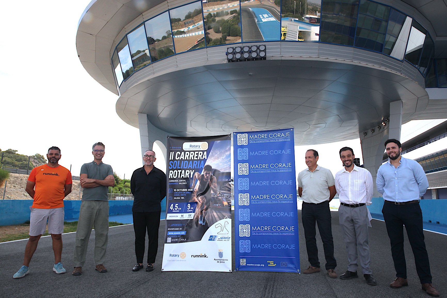 Tomás Sampalo presenta la carrera running del Rotary