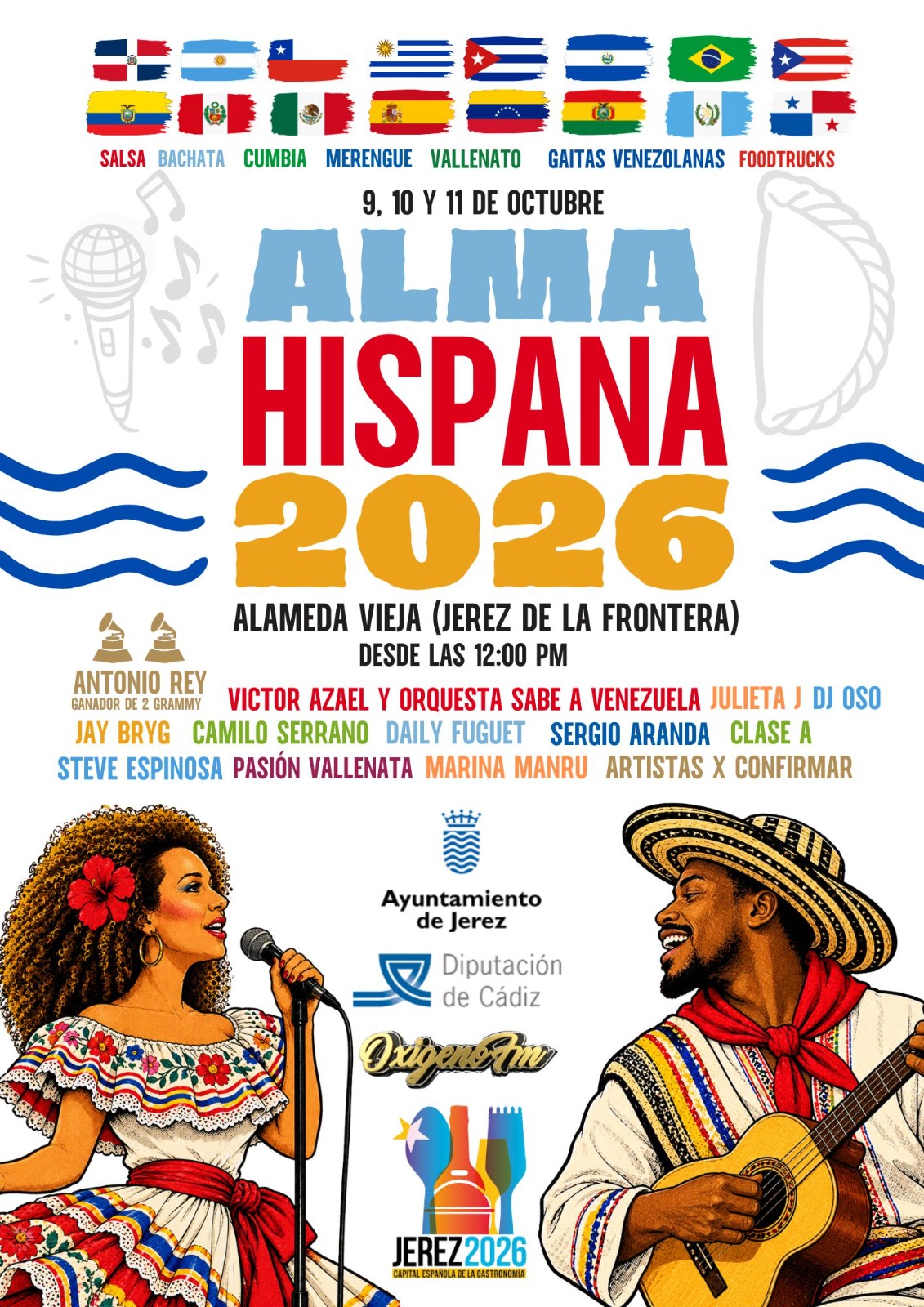Cartel de Alma Hispana que se celebra este fin de semana