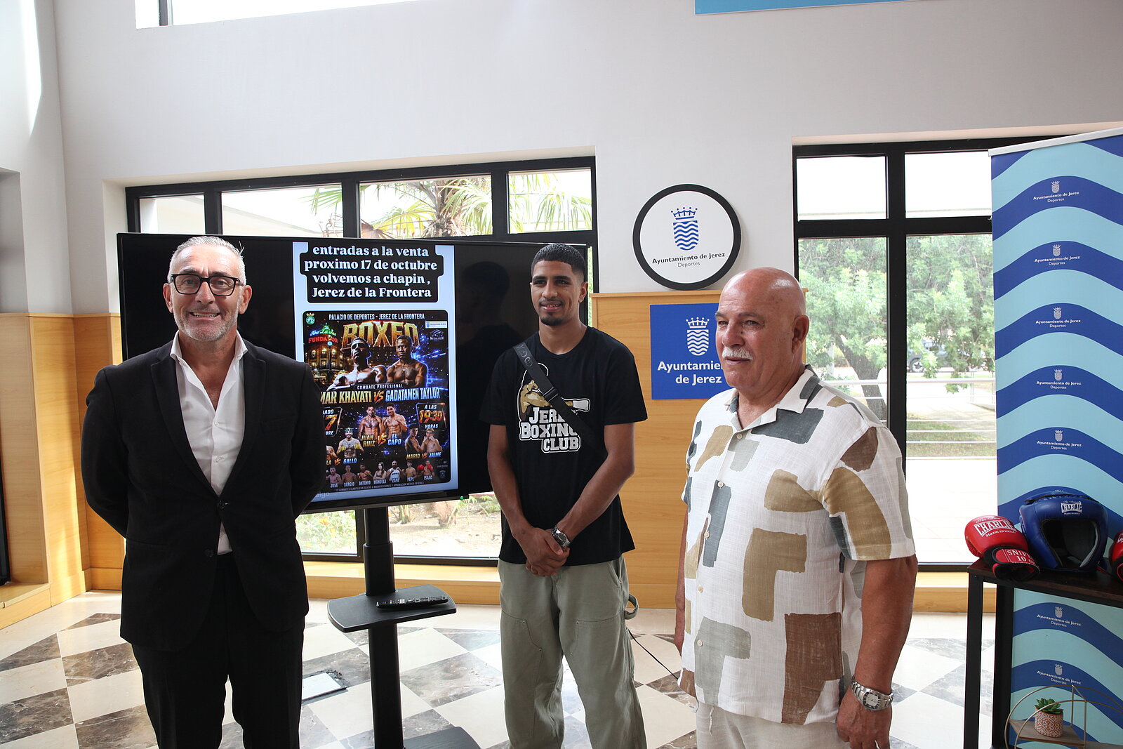 Tomás Sampalo presenta la Velada de Boxeo que se celebrará en el Palacio de Deportes