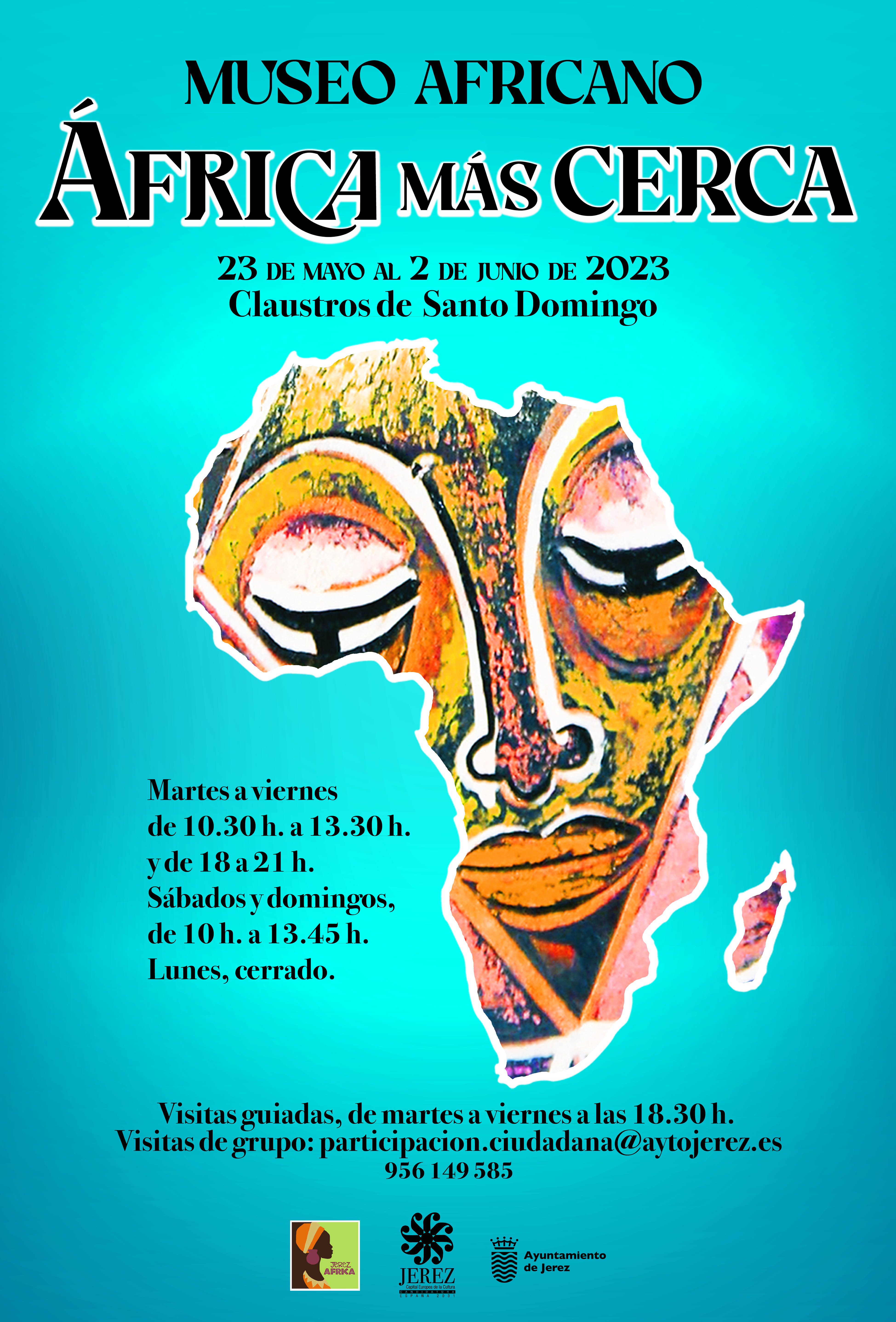 Cartel del Museo Africano en Jerez