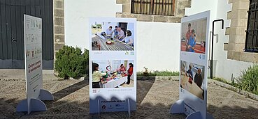 Fotografía de la asociación en la Exposición Voluntariado en Jerez