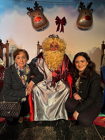 Voluntario Rey Mago en el CEIP Luisa Vives