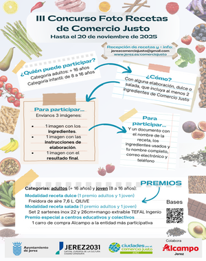 III Concurso de Foto Recetas de Comercio Justo