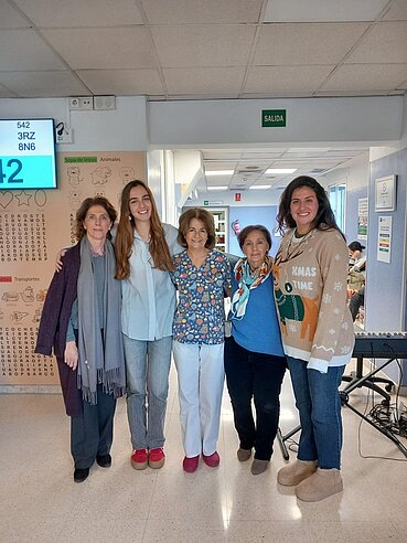 Voluntarias del Concierto de Navidad en Urgencias Pediátricas
