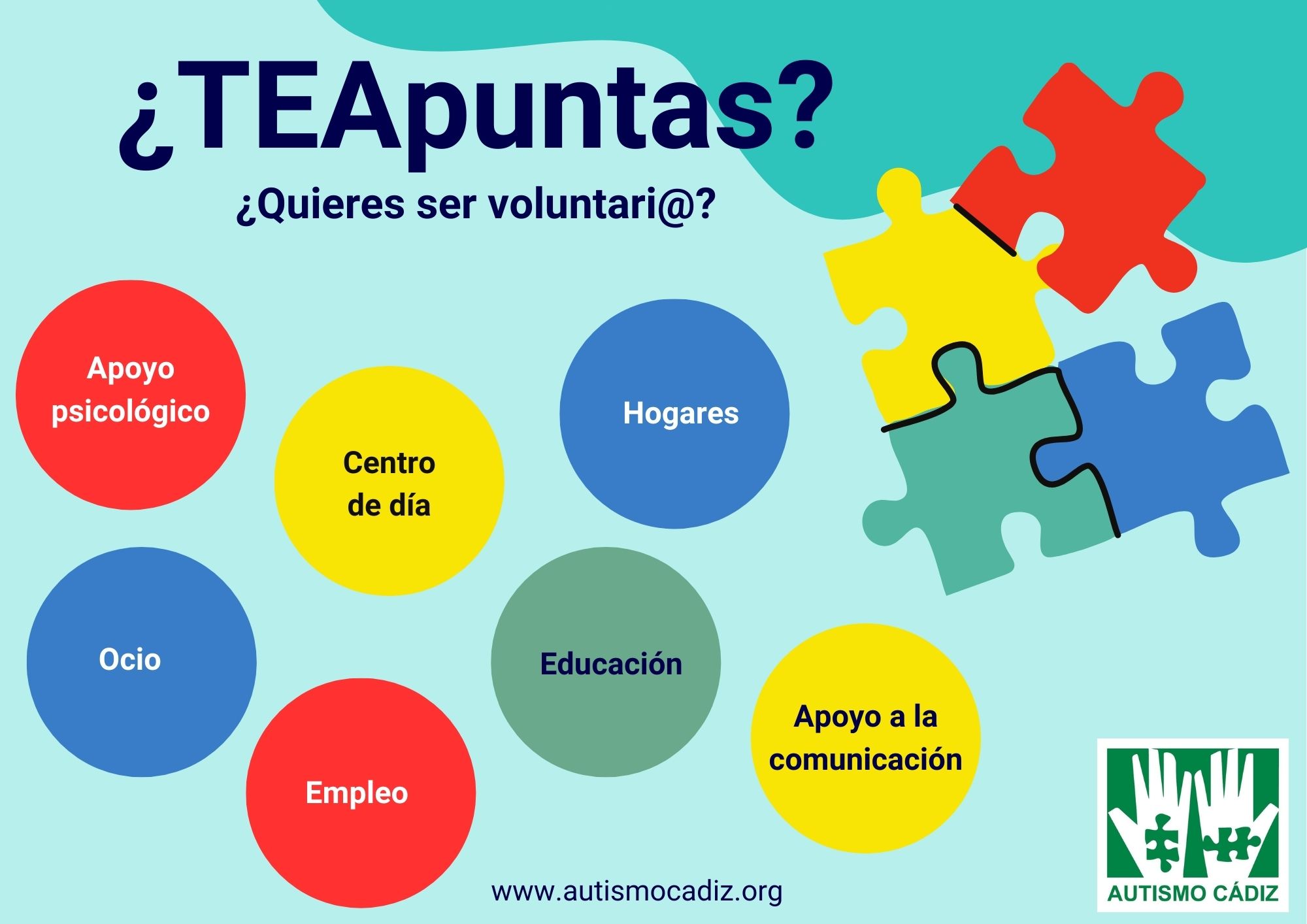 Cartel TEApuntas al voluntariado