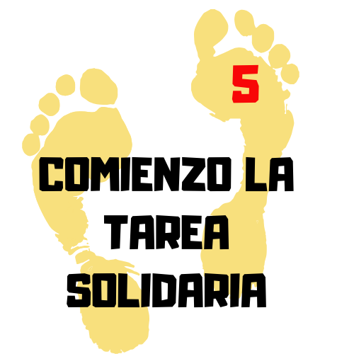 Comienzo la tarea solidaria