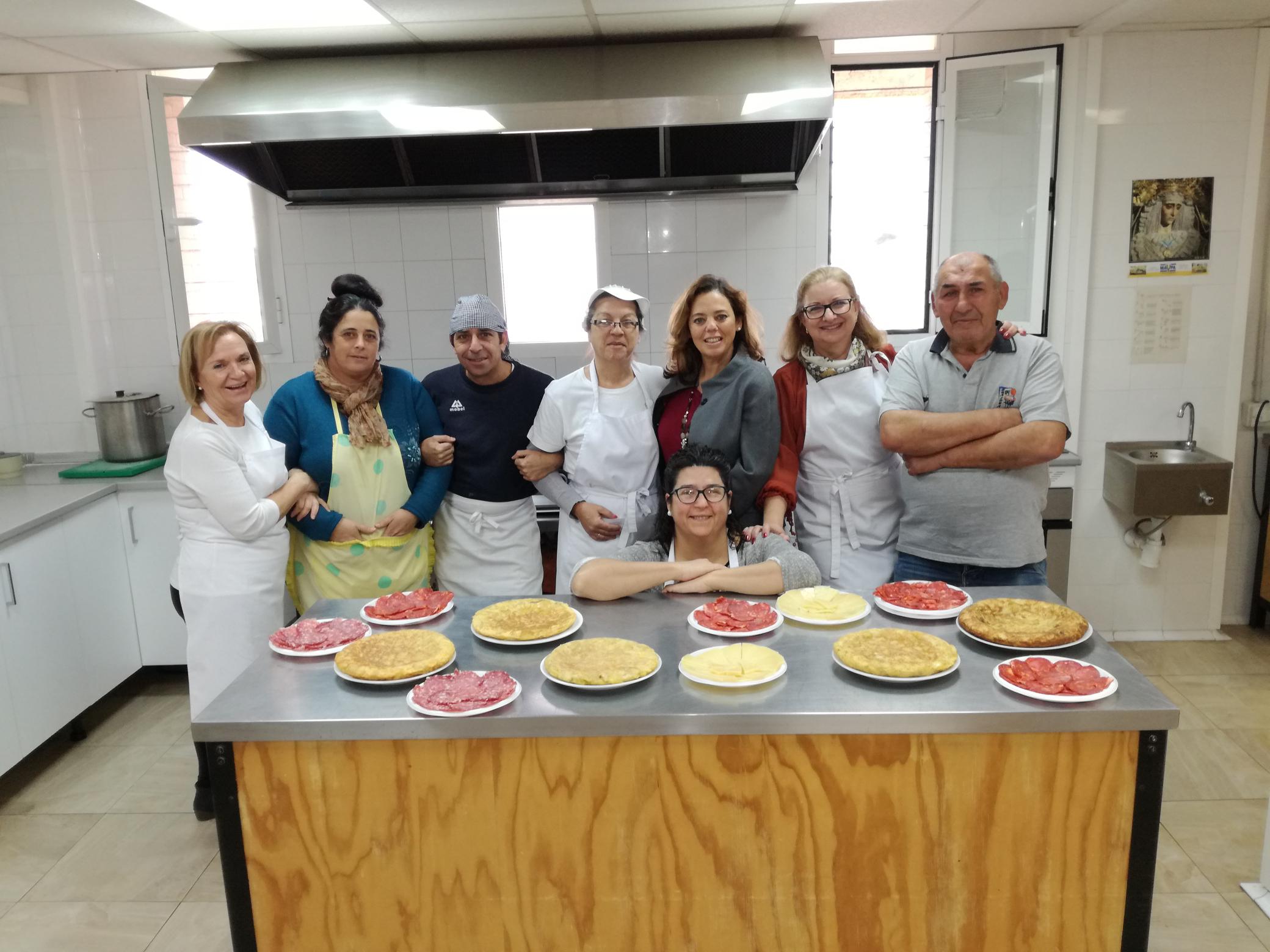 Actividad de voluntariado de Cáritas