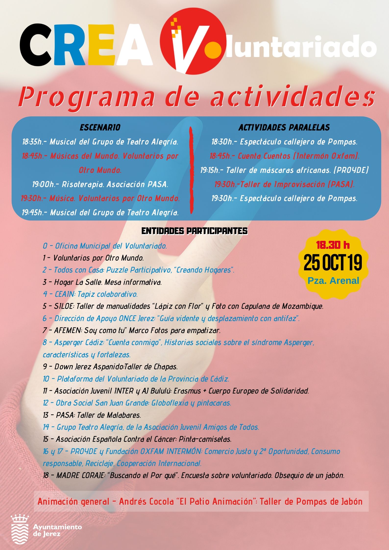 Programa de actividades CREA Voluntariado