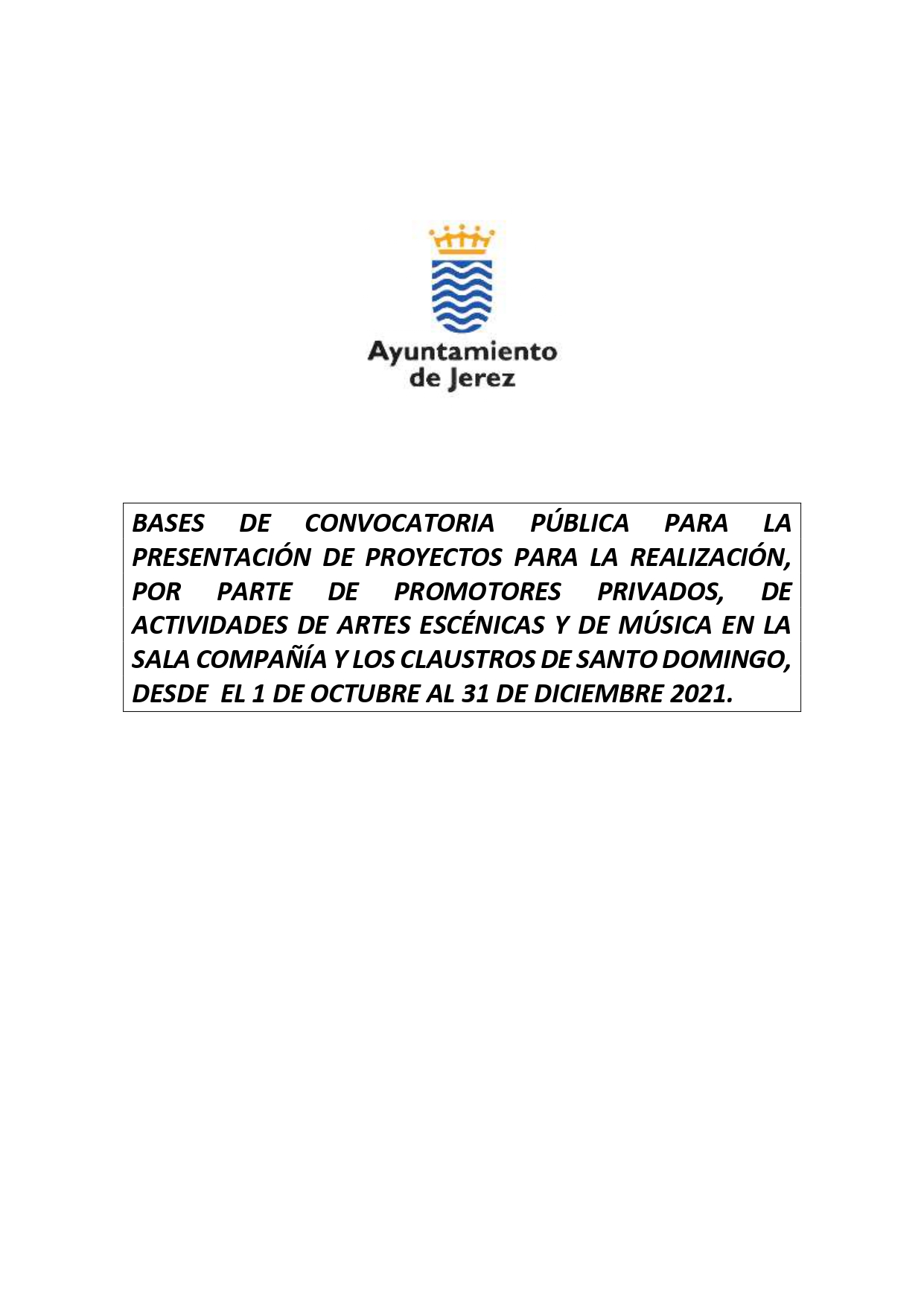 BASES CONVOCATORIA CESIÓN ESPACIOS PÚBLICOS