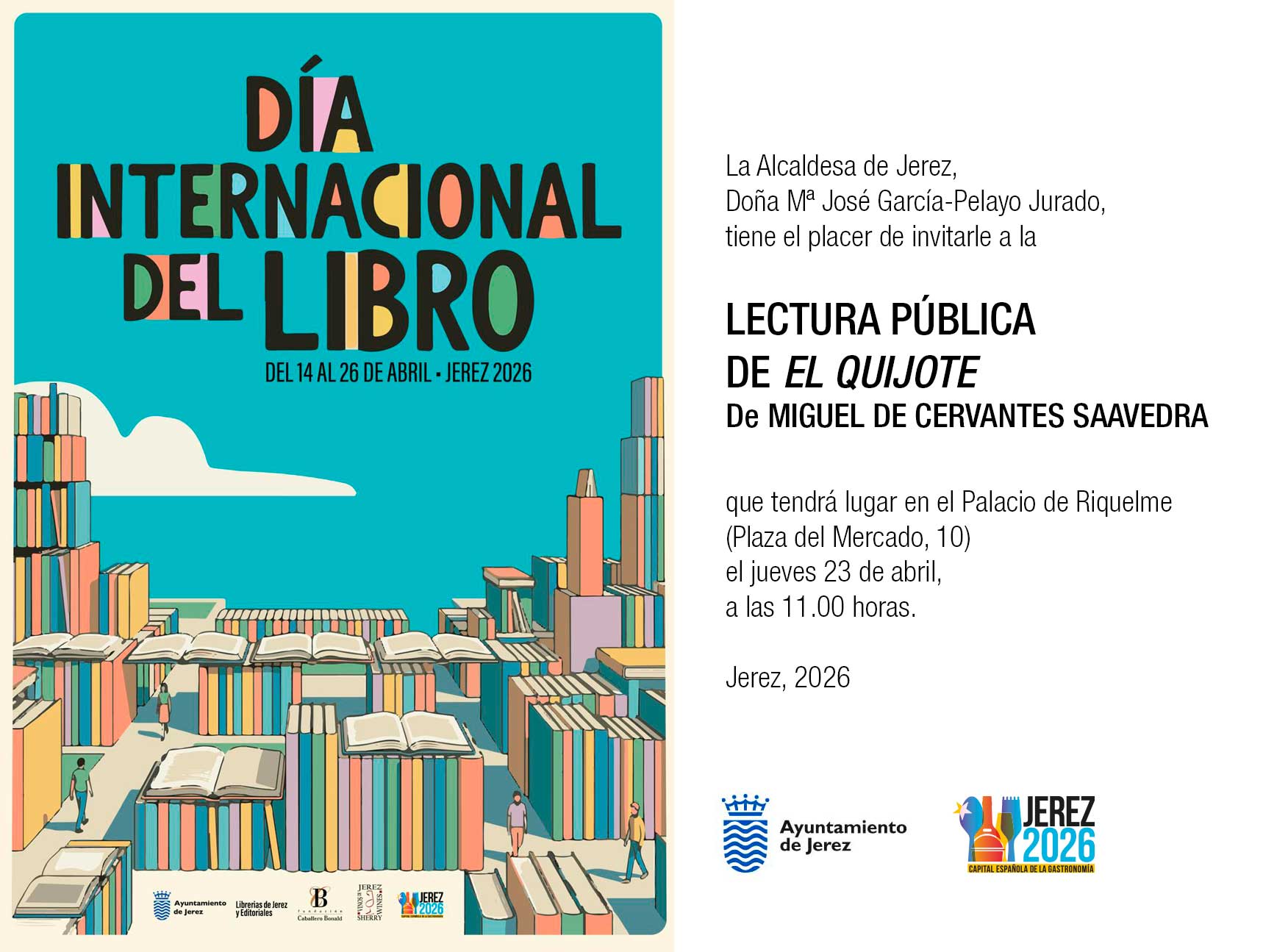 invitación lectura quijote