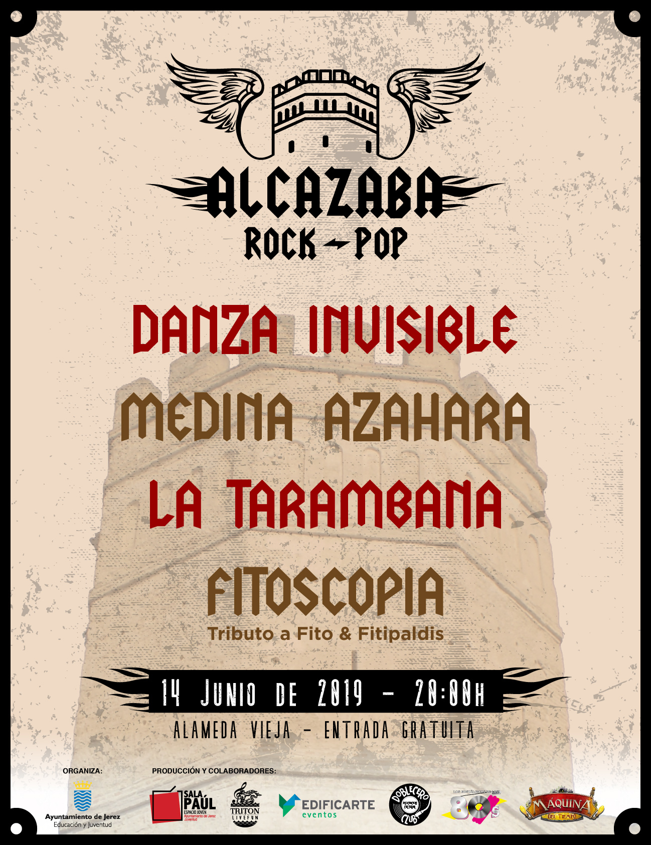 Cartel Acazaba Rock Pop