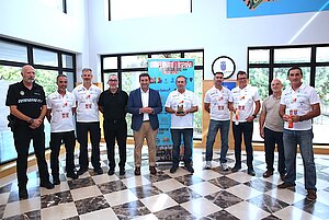 Ignacio Martínez y Tomás Smpalo han recibido al equipo de Sherrypol
