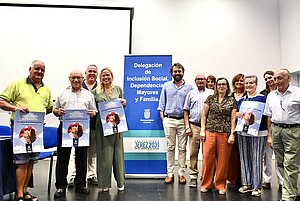 La delegada durante la presentación