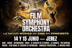 Cartel del espectáculo TAB de la Film Symphony Orchestra