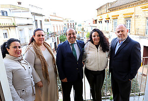 El delegado en la presentación de la actividad