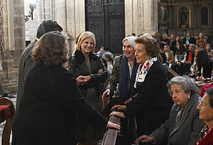 Alcaldesa asiste misa conmemoración 75 Aniversario colegio El Cuco
