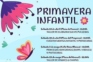 Cartel Primavera infantil Acoje
