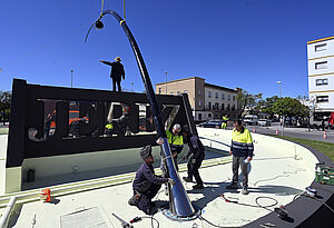 Colocación plaza venencia reparada