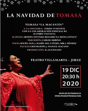 Cartel La Navidad de Tomasa