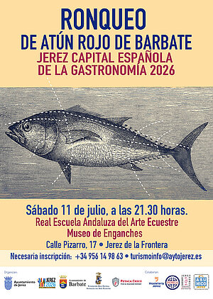 Cartel del ronqueo que se celebrará el próximo sábado en el Museo de Enganches