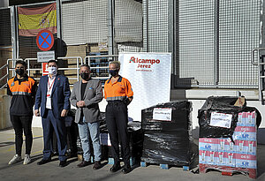 Entrega de alimentos Al Campo Jerez
