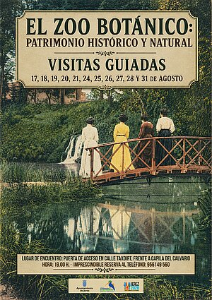 Cartel visitas guiadas Zoobotánico