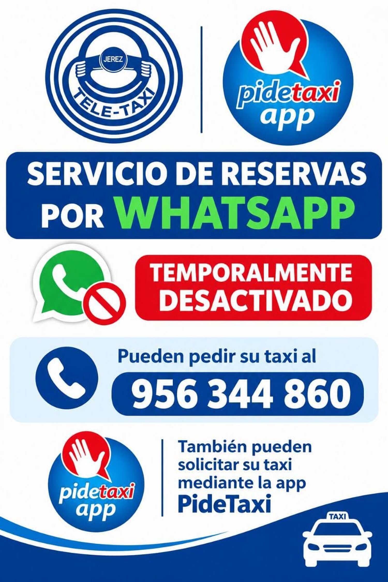 Contactar taxi